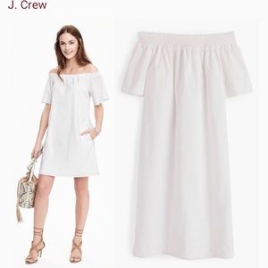 Jcrew off the shoulder dress size 8